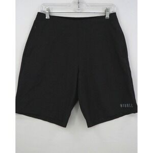 NOBULL Mens Training Shorts Black Heather Athletic Gym Workout Size Large